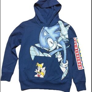 Sonic the Hedgehog Kids Blue Hoodie M0031